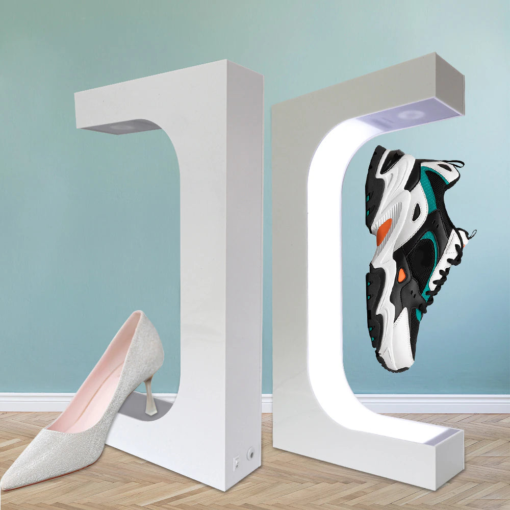 Color Lighting Shoe Rack Shoe Levitating Display Stand Shoes