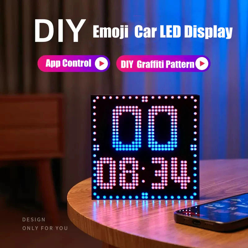 Smart LED Matrix Pixel Panel Lamp USB RGB DIY Graffiti Bluetooth