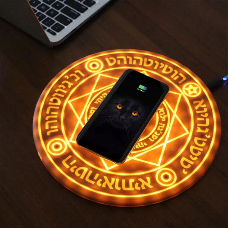 10W Magic Array Wireless Charger Universal Qi Wireless Fast Charger Charging Pad for iPhone X 8 Samsung Note Xiaomi Huawei