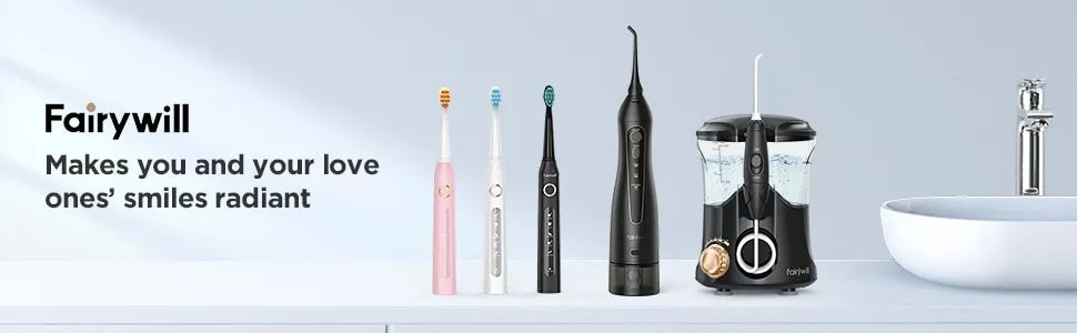 Invention of human - Fairywill Water Flossers Oral Irrigator Rechargeable Portable Dental 3 Modes