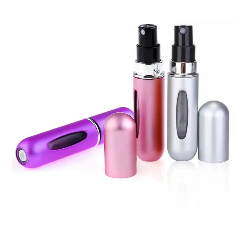 5ml Bottom Charge Perfume Refillable Bottle Liquid Container For Cosmetics Spray Bottling Dispenser Press Head Portable Travel